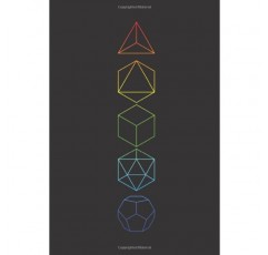 RAINBOW PLATONIC SOLIDS 아이소메트릭 도트 페이퍼 저널 노트: 6