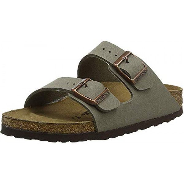 Birkenstock 유니섹스 애리조나 스톤 샌들 - 42 N EU/11-11.5 2A(N) 미국 여성/9-9.5 2A(N) 미국 남성