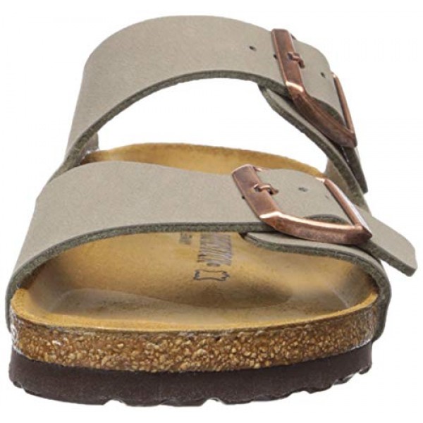 Birkenstock 유니섹스 애리조나 스톤 샌들 - 42 N EU/11-11.5 2A(N) 미국 여성/9-9.5 2A(N) 미국 남성