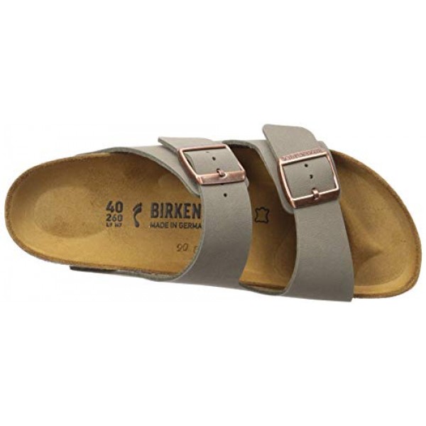 Birkenstock 유니섹스 애리조나 스톤 샌들 - 42 N EU/11-11.5 2A(N) 미국 여성/9-9.5 2A(N) 미국 남성
