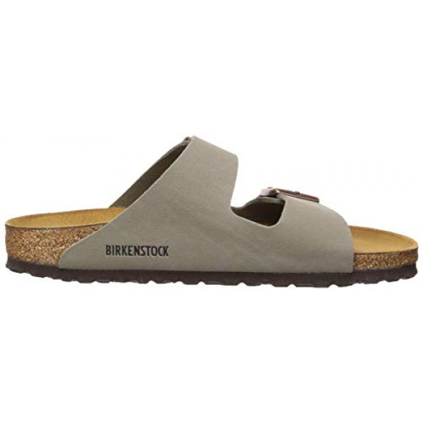 Birkenstock 유니섹스 애리조나 스톤 샌들 - 42 N EU/11-11.5 2A(N) 미국 여성/9-9.5 2A(N) 미국 남성