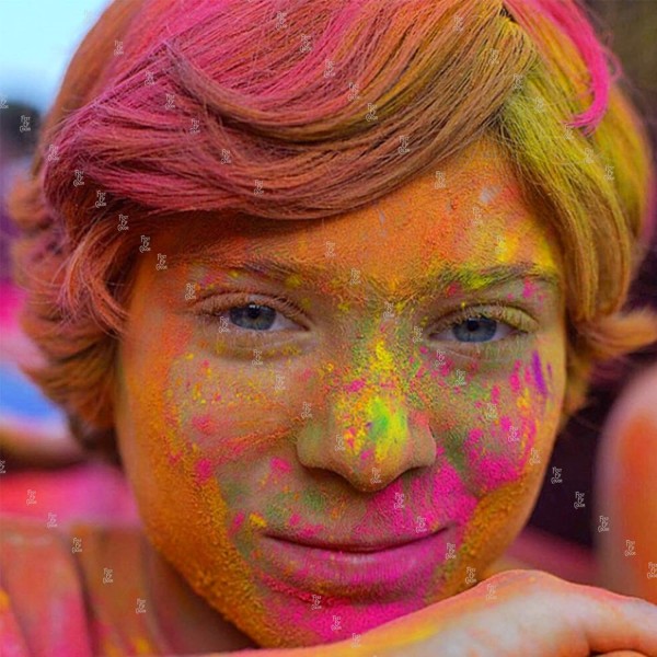 FestOfColor 25팩 - 100g 각 홀리 파우더 홀리 컬러 파우더 성별 공개 베이비 샤워 Rangoli Diwali 사진용 연기 Nature Color Wars Rainbow Party Festivals