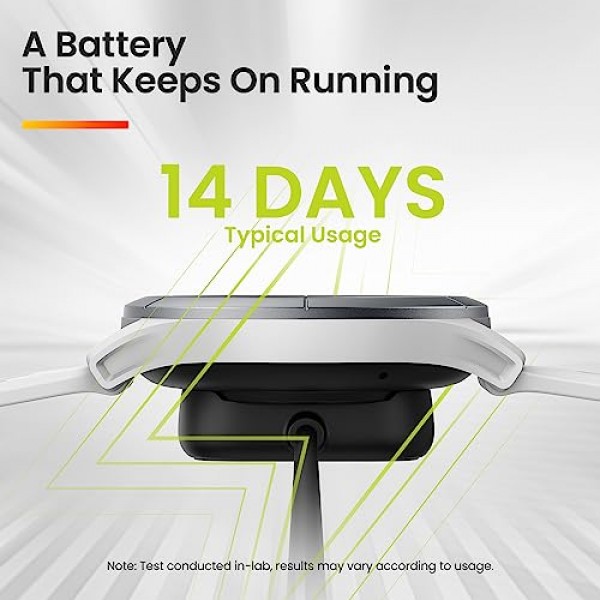 GPS, 피트니스 트래커, 음악, 심박수 모니터, 수면 모니터, Alexa 내장, 운동, 달리기, 마라톤, 스포츠 라운드를 위한 14일 이상의 배터리 수명을 갖춘 Amazfit Cheetah 스마트 