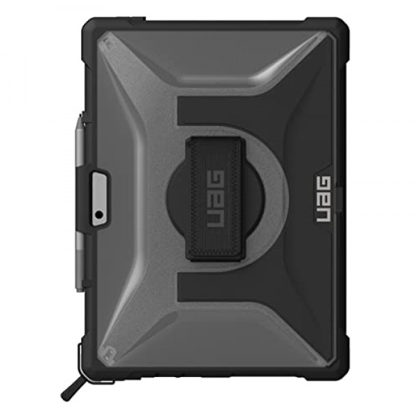 URBAN ARMOR GEAR UAG Microsoft Surface Pro 8 케이스 플라즈마(핸드 스트랩 및 어깨 스트랩 포함)용으로 설계 깃털처럼 가벼운 반투명 견고한 군용 낙하 테스트를 거친 보호 커버
