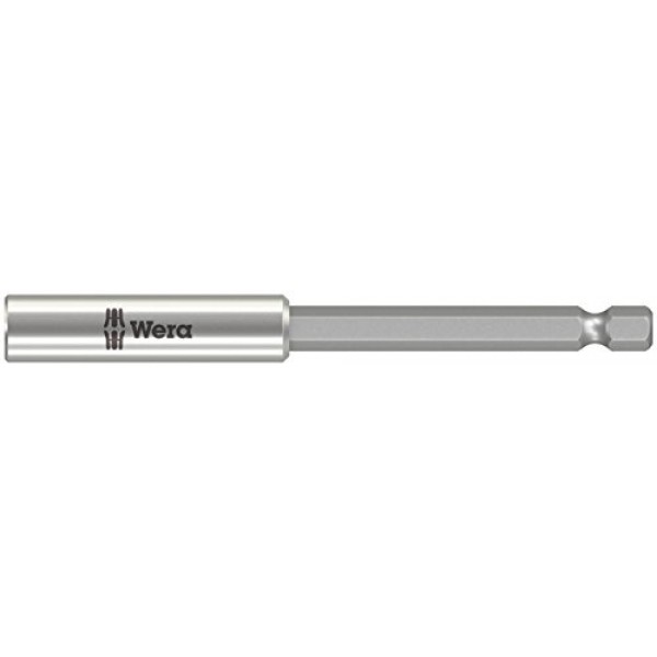 Wera - 5053459001 육각형 899/4/1 스테인레스 스틸 슬리브, 범용 비트 홀더 1/4 x 100mm