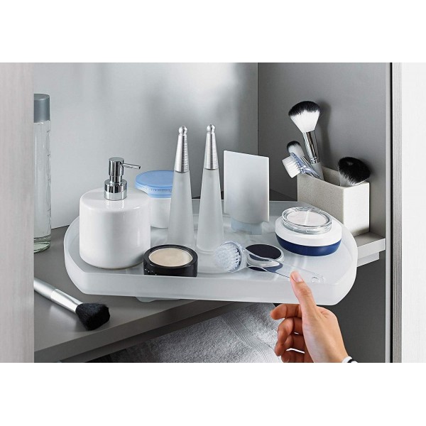 Hettich ComfortSpin 턴테이블 360° 회전 가능(정리대 냉장고, 욕실, 찬장; 식품 안전, 42.5x28.5 cm) 9264627