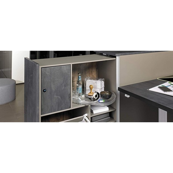 Hettich ComfortSpin 턴테이블 360° 회전 가능(정리대 냉장고, 욕실, 찬장; 식품 안전, 42.5x28.5 cm) 9264627