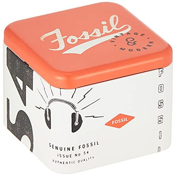 Fossil Townsman 남성용 시계, 44mm 케이스 크기, 쿼츠 크로노그래프 무브먼트, 가죽 스트랩