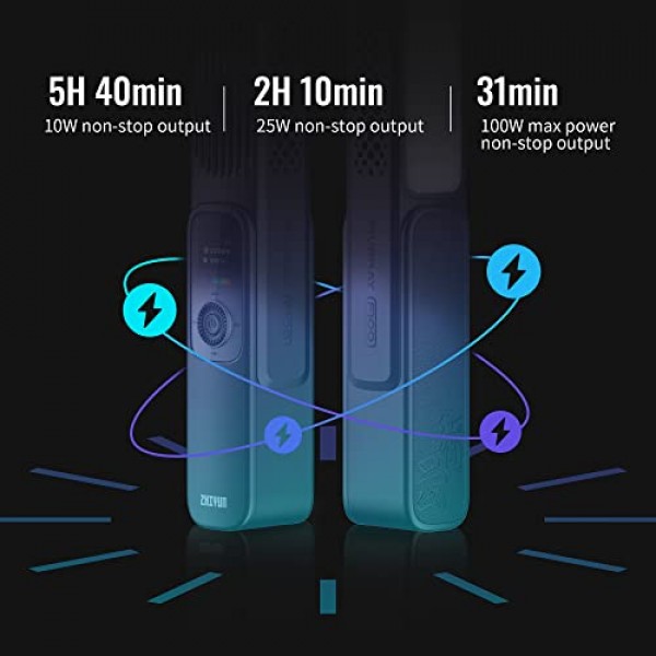 Zhiyun FIVERAY F100 RGB LED 조명, 100W 20708 Lux CRI 96+ 조광 가능 휴대용 LED 비디오 조명 막대, 검정색(표준)