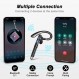 Kinganda 블루투스 헤드셋 V5.1 무선 헤드셋 블루투스 핸즈프리 인 이어 CVC8.0 소음 감소 마이크 비즈니스/사무실/운전 iPhone 및 Android와 호환 yyk520-1-S