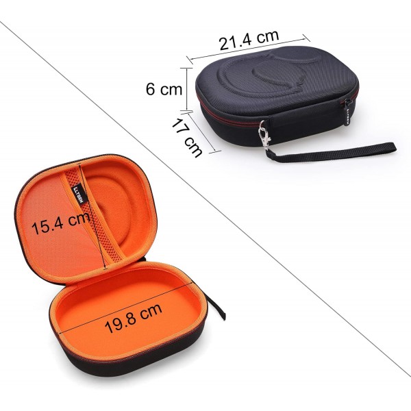 JBL LIVE 650BTNC, 500BT, 660NC 또는 JBL Tune 710BT, 660NC, 510BT 헤드폰용 L LTGEM 하드 케이스 휴대용 여행용 케이스(케이스만) 주황색