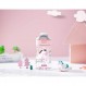 SIGG Miracle Kids Top 교체용 캡, 모든 알루미늄 및 Tritan Miracle Kids 병용 교체 부품(0.35L, 0.4L, 0.45L), 분홍색 빨대가 있는 SIGG 음료수 병용 교체용 캡
