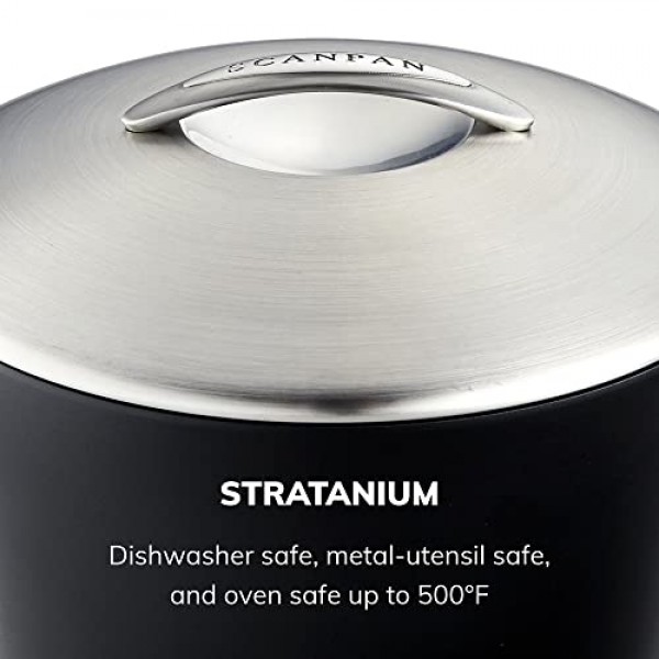 SCANPAN 프로페셔널 10피스 조리기구 세트 - 사용하기 쉬운 붙지 않는 조리기구 - 식기 세척기, 금속 기구 및 오븐 안전 - 덴마크산