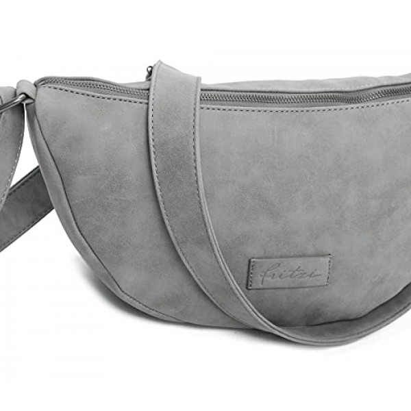 Fritzi aus Preussen 여성용 Fritzi35 빈티지 458 락 크로스 백, N, Rock