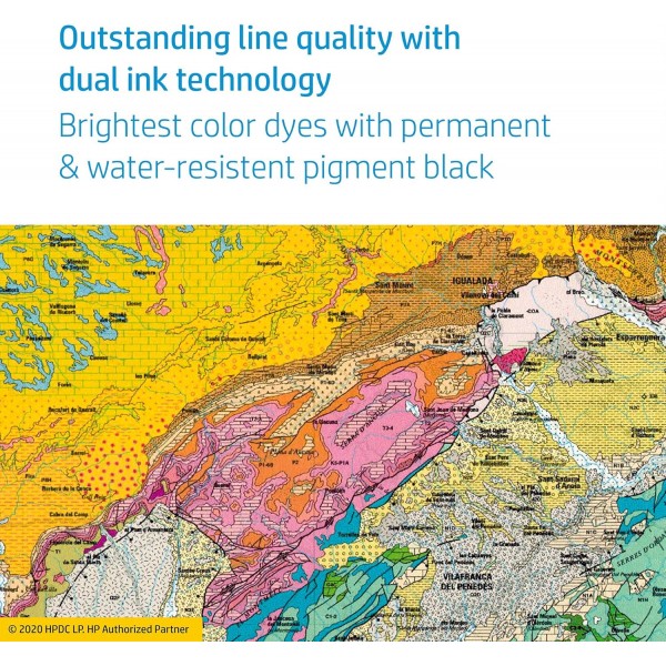 HP 712 3ED68A 마젠타색 29ml 정품 HP 잉크 카트리지(DesignJet T650, T630, T250, T230 및 Studio 대형 플로터 프린터 및 HP 713 DesignJet 프린트 헤드용)