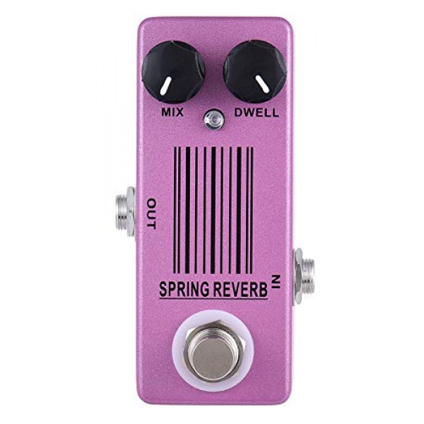 YMUZE Moskyaudio 미니 스프링 리버브 기타 이펙트 페달