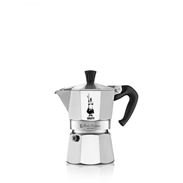 Bialetti Moka Express Export Espresso Maker, 4 Tassen, Silver: 드립 커피 메이커: 가정 및 주방