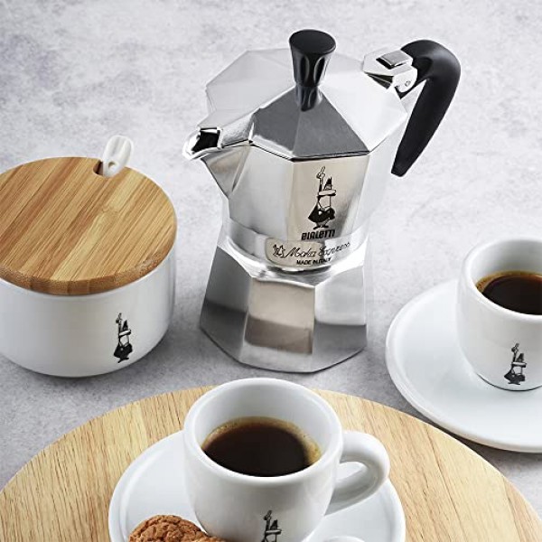 Bialetti Moka Express Export Espresso Maker, 4 Tassen, Silver: 드립 커피 메이커: 가정 및 주방
