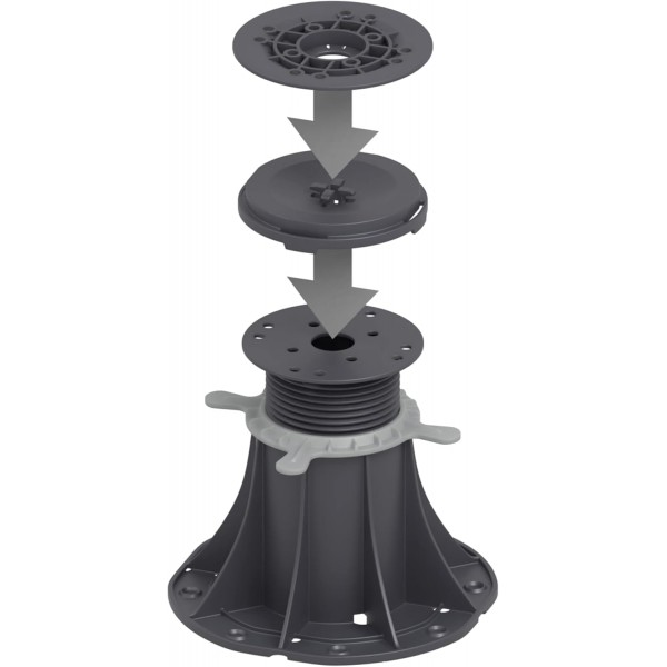 Trevendo 범용 받침대에 적합한 Trevendo 셀프 레벨링 헤드 25개 팩(0% - 7% 기울기 보정)