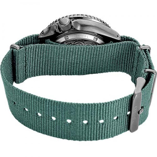 SEIKO SRPD77 5 스포츠 남성용 시계 그린 42.5mm 스테인리스 스틸