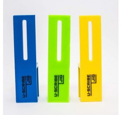 U-Scribe 지그 설치기 세트 - 목공 및 목공용 지그 세트 - 스크라이브 필러, 토 킥 및 천장 스크라이브를 쉽게 만들어 목수, 캐비닛 설치자, 가구 피팅에 이상적