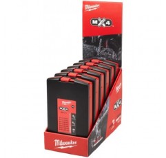 Milwaukee Display HAMMERB.SDS+ MX4(6 X 7-TLG.) 4932478673