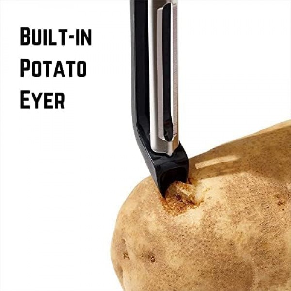 MAHA-주방 야채 회전 필러 스테인리스 스틸, 주방용 감자 사과 필러 야채 회전 필러 스테인리스 감자 사과 필러, 오이 당근용 주방 도구