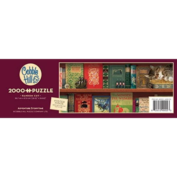 Cobble Hill 2000 피스 퍼즐 - 모험 스토리타임 - 샘플 포스터 포함