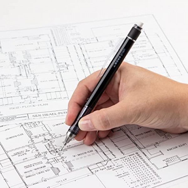 톰보우 53112 MONO 그래프 샤프펜슬, 블랙, 1팩