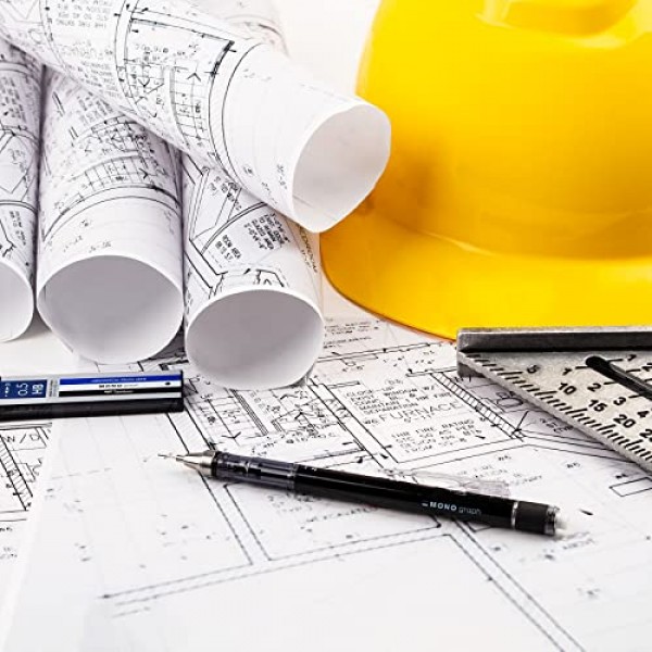 톰보우 53112 MONO 그래프 샤프펜슬, 블랙, 1팩