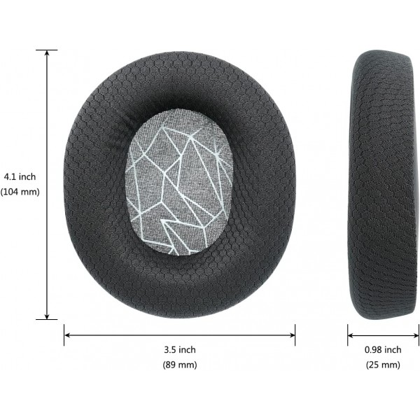 Steelseries Arctis-1 Arctis-3 Arctis-5 Arctis-7 Arctis-7X Arctis-9 Arctis-9X Arctis-pro Arctis-Prime 게임용 헤드셋용 교체용 이어 패드 쿠션 교체 부품(흰색)