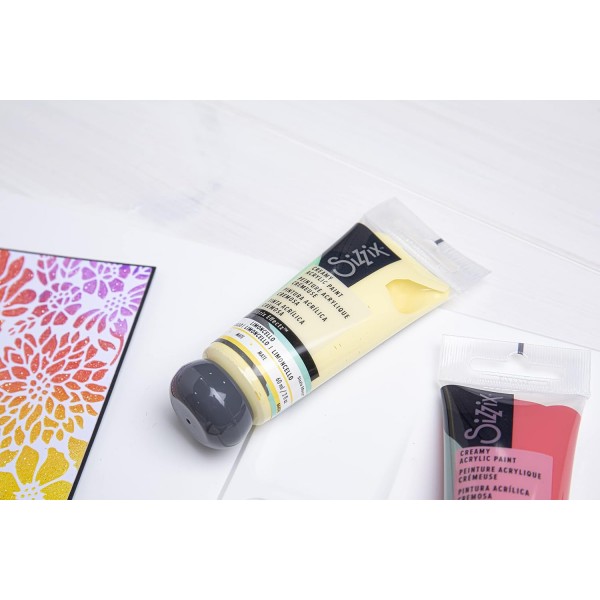 Sizzix Effectz 크리미 매트 아크릴 페인트 히비스커스 60ml