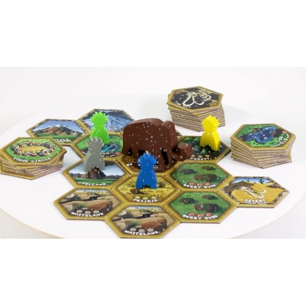 게일 포스 9 엄니! Surviving The Ice Age - 전략 보드 게임, 10세 이상, 30-60분, 2-4명