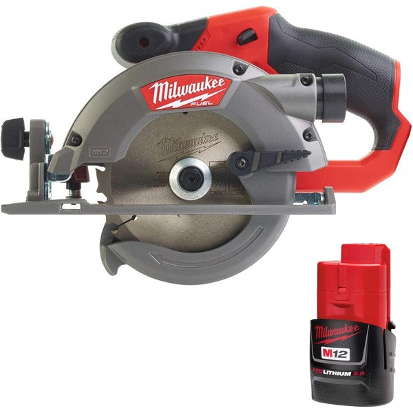 밀워키 무선 원형톱 FUEL M12 CCS44-0 1x 2.0Ah 배터리(충전기 제외)