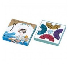 아시안 엘레강스 - 초초산 모듬 36개 콘과 미니 크레믹 홀더, 백단향, 침향, 소나무, 체리 by NIPPON KODO, 일본 고급 향