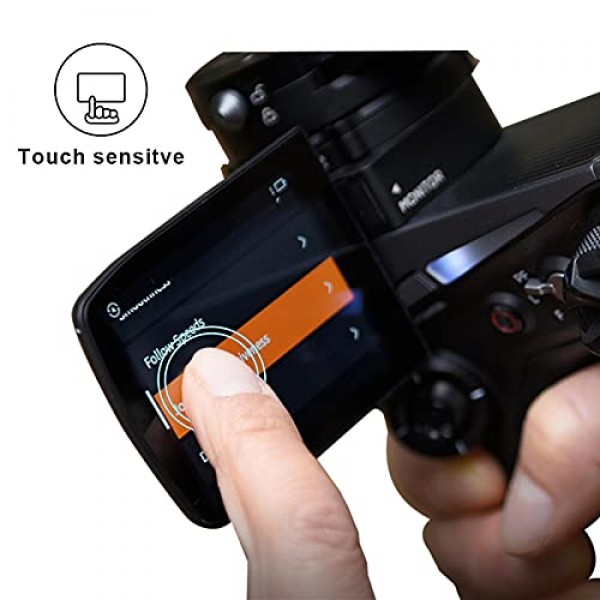 PCTC Weebill 2 카메라 안정기 디스플레이 화면 보호기 Zhiyun Weebill 2 카메라 안정기와 호환 가능, 0.3mm 9H 경도 강화 유리 플림 설치 용이(2팩)