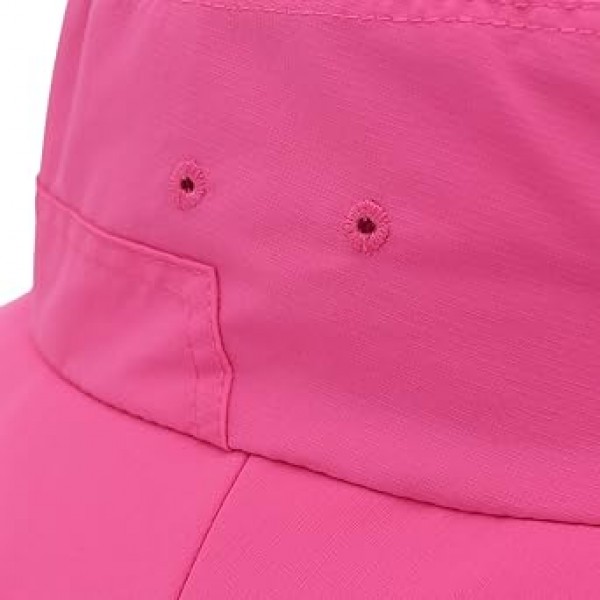 Connectyle 여성용 나일론 버킷 태양 모자 방수 여름 해변 모자 UPF 50+