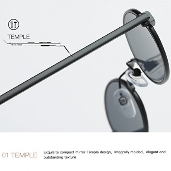 Kimorn 선글라스 작은 둥근 금속 프레임 타원형 캔디 색상 남여 안경 K0577