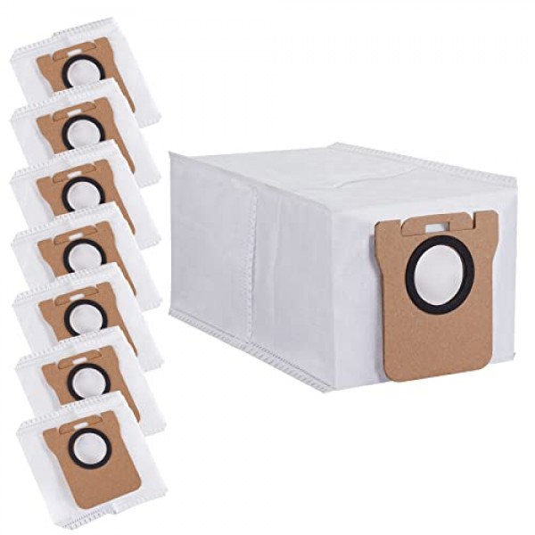 Dreametech L10s Ultra / L10 Ultra / L20 Ultra 로봇 진공 자체 비우기 베이스, 3L 대용량 자동 밀봉 교체 가방 액세서리 세트용 8팩 먼지 봉투
