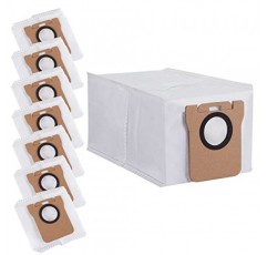 Dreametech L10s Ultra / L10 Ultra / L20 Ultra 로봇 진공 자체 비우기 베이스, 3L 대용량 자동 밀봉 교체 가방 액세서리 세트용 8팩 먼지 봉투