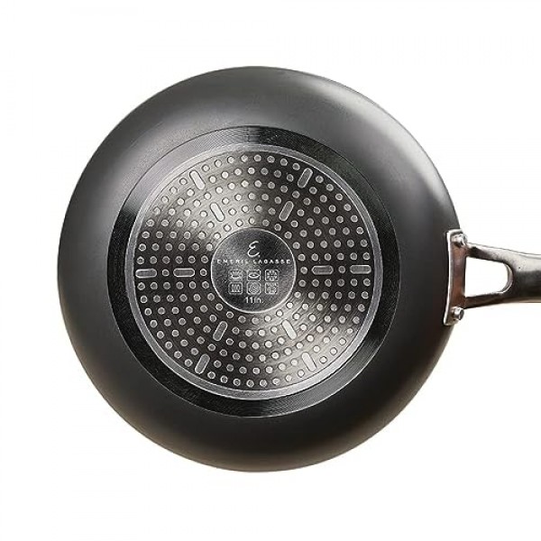 Emeril Everyday 8인치(뚜껑 없음) 삼중 논스틱 코팅 포에버 프라이팬, 식기세척기 사용 가능, 최대 500도까지 오븐 사용 가능
