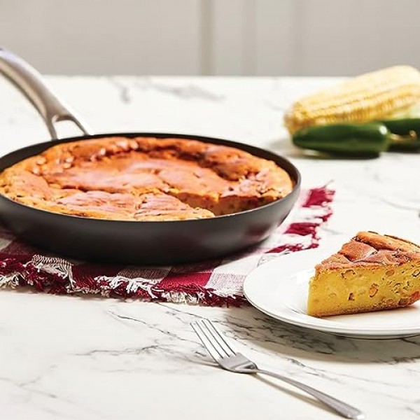 Emeril Everyday 8인치(뚜껑 없음) 삼중 논스틱 코팅 포에버 프라이팬, 식기세척기 사용 가능, 최대 500도까지 오븐 사용 가능