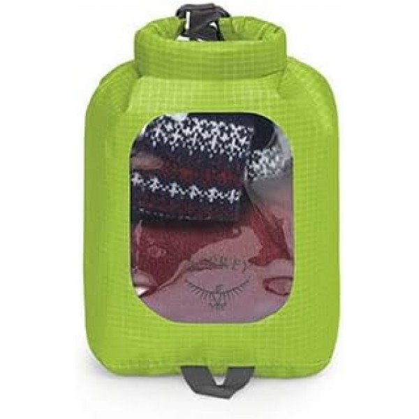 창문이 있는 Osprey Dry Sack 3 남여 공용 액세서리 - 아웃도어 원 사이즈 그린