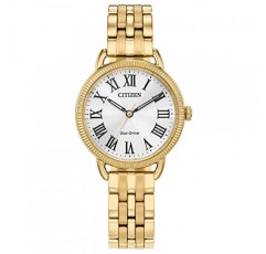 Citizen 여성용 에코드라이브 클래식 코인 엣지 시계, 3개 바늘