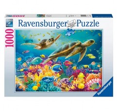 Ravensburger 퍼즐 17085 - 푸른 수중 세계 - 성인과 14세 이상 어린이를 위한 1000피스 퍼즐