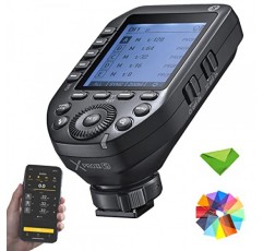 Godox XProII XProII-S Sony TTL 무선 송신기 2.4G HSS 1/8000S Bluetooth 연결용 XProIIS 플래시 트리거, Sony 카메라용 새로운 핫슈 잠금 대형 스크린 트리거(XPro Xpro-S 업그레이드)