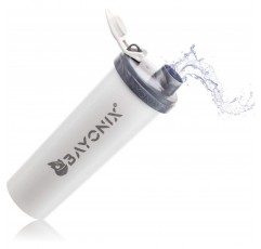 BAYONIX® 물병 750ml, 100% 생분해성 및 누수 방지, 사이클링, 하이킹, 수영, 축구용 지속 가능한 스포츠 물병 BAYONIX 예비 부품 뚜껑