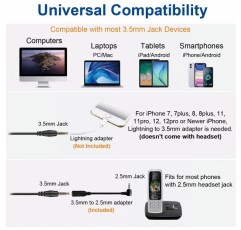 노이즈 캔슬링 마이크가 장착된 Wantek Binaural 휴대폰 헤드셋, iPhone용 스마트폰 헤드폰 Samsung Huawei HTC LG ZTE BlackBerry Android 휴대폰 3.5mm 잭 플러그(F602J35) Binaural F602J35