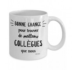 직장 동료 머그, 동료 퇴사 선물, 새 직장 선물, 커피 머그, 찻잔, 우리보다 더 좋은 동료 만나 행운을 빌어요 MG0026