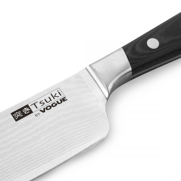 Vogue 11933 Tsuki Series 7 Santoku Knife - 5, Silver